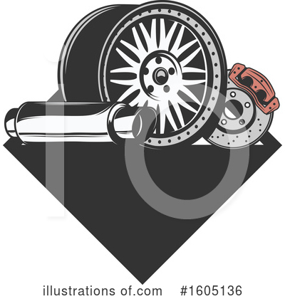 Muffler Clipart #1605136 by Vector Tradition SM