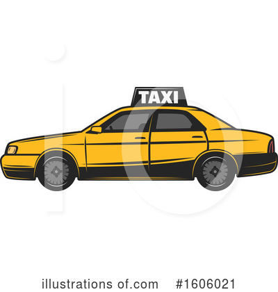 Taxi Clipart #1606021 by Vector Tradition SM