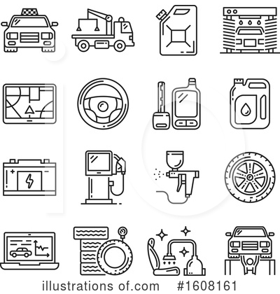 Royalty-Free (RF) Automotive Clipart Illustration by Vector Tradition SM - Stock Sample #1608161
