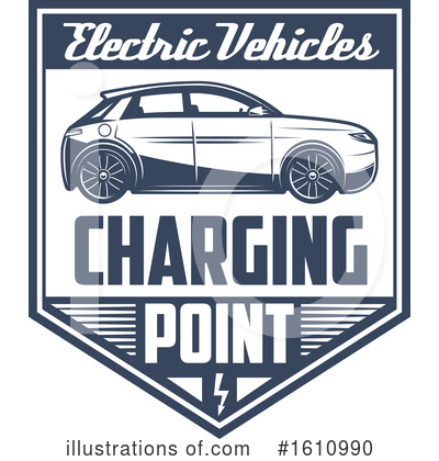 Electric Car Clipart #1610990 by Vector Tradition SM