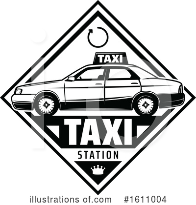 Taxi Clipart #1611004 by Vector Tradition SM