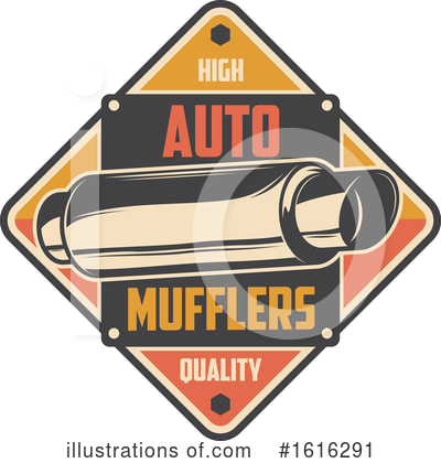 Muffler Clipart #1616291 by Vector Tradition SM