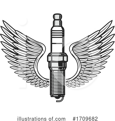 Spark Plugs Clipart #1709682 by Vector Tradition SM