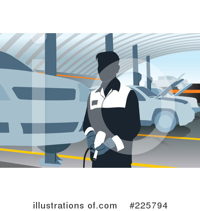 Royalty-Free (RF) Automotive Clipart Illustration by David Rey - Stock Sample #225794