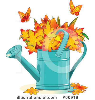 Autumn Leaves Clipart #66918 by Pushkin