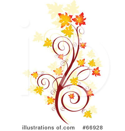 Royalty-Free (RF) Autumn Clipart Illustration by Pushkin - Stock Sample #66928