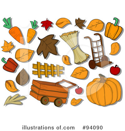 Royalty-Free (RF) Autumn Clipart Illustration by BNP Design Studio - Stock Sample #94090