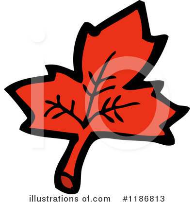 Royalty-Free (RF) Autumn Leaf Clipart Illustration by lineartestpilot - Stock Sample #1186813