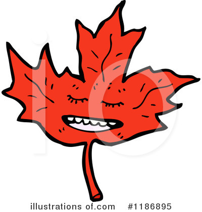 Royalty-Free (RF) Autumn Leaf Clipart Illustration by lineartestpilot - Stock Sample #1186895
