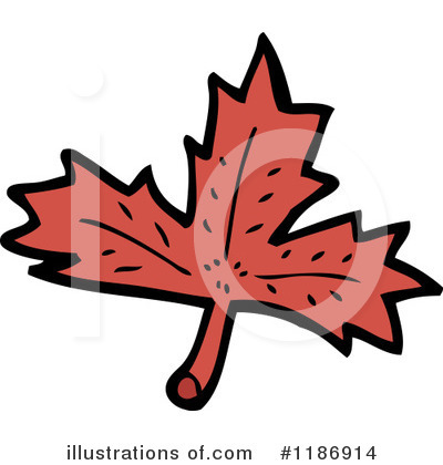 Royalty-Free (RF) Autumn Leaf Clipart Illustration by lineartestpilot - Stock Sample #1186914