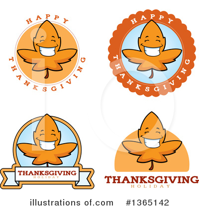 Autumn Leaf Clipart #1365142 by Cory Thoman