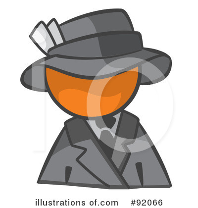 Orange Design Mascot Clipart #92066 by Leo Blanchette