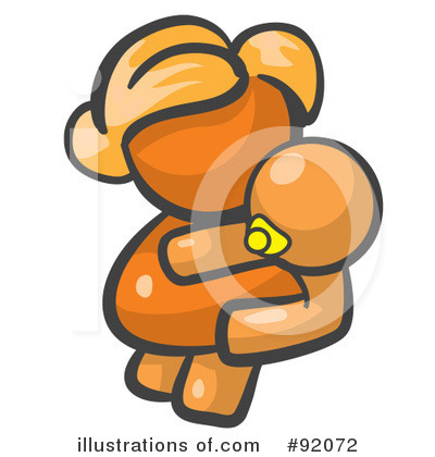 Orange Design Mascot Clipart #92072 by Leo Blanchette