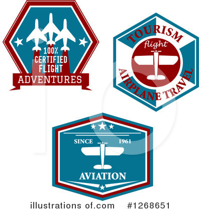 Royalty-Free (RF) Aviation Clipart Illustration by Vector Tradition SM - Stock Sample #1268651