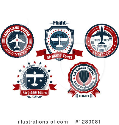 Royalty-Free (RF) Aviation Clipart Illustration by Vector Tradition SM - Stock Sample #1280081