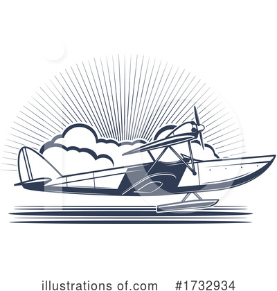 Sea Plane Clipart #1732934 by Vector Tradition SM