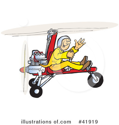 Royalty-Free (RF) Aviation Clipart Illustration by Snowy - Stock Sample #41919