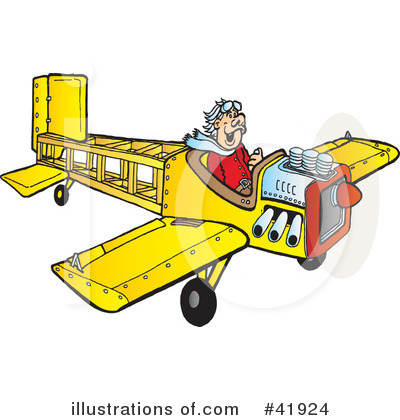 Plane Clipart #41924 by Snowy