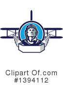 Aviator Clipart #1394112 by patrimonio