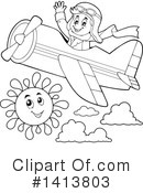 Aviator Clipart #1413803 by visekart