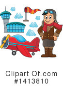 Aviator Clipart #1413810 by visekart