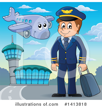 Pilot Clipart #1413818 by visekart