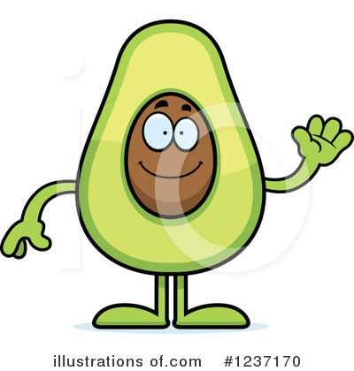 Avocado Clipart #1237170 by Cory Thoman