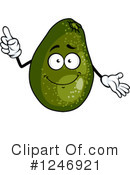 Avocado Clipart #1246921 by Vector Tradition SM