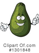 Avocado Clipart #1301848 by Vector Tradition SM