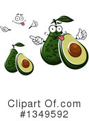 Avocado Clipart #1349592 by Vector Tradition SM