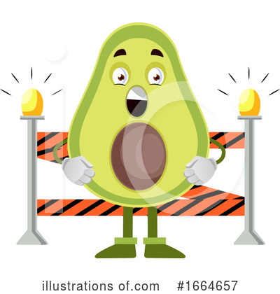 Royalty-Free (RF) Avocado Clipart Illustration by Morphart Creations - Stock Sample #1664657