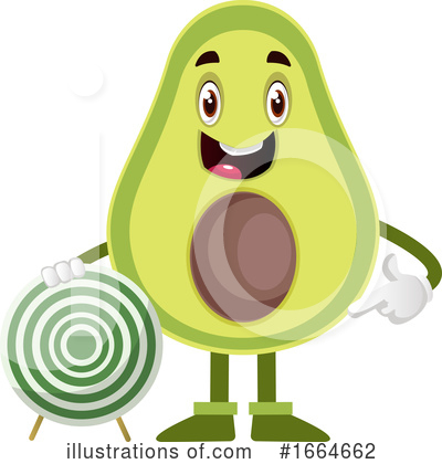 Royalty-Free (RF) Avocado Clipart Illustration by Morphart Creations - Stock Sample #1664662