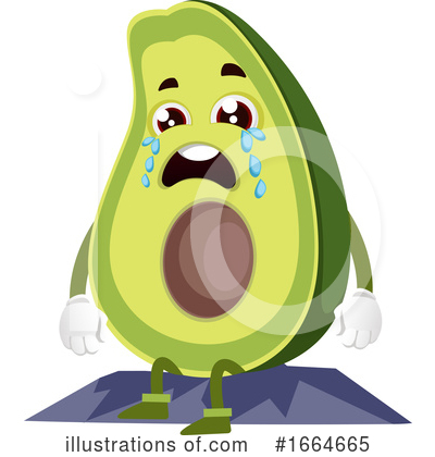 Royalty-Free (RF) Avocado Clipart Illustration by Morphart Creations - Stock Sample #1664665