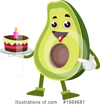 Avocado Clipart #1664681 by Morphart Creations