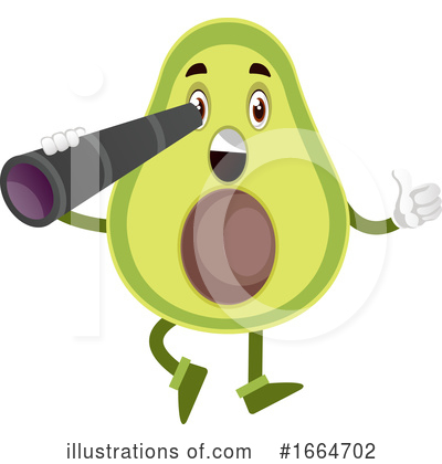 Royalty-Free (RF) Avocado Clipart Illustration by Morphart Creations - Stock Sample #1664702
