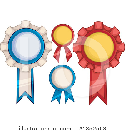 Royalty-Free (RF) Award Ribbon Clipart Illustration by BNP Design Studio - Stock Sample #1352508