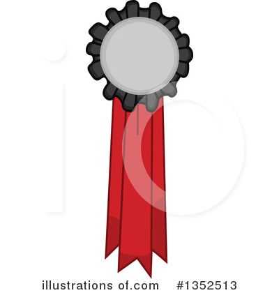 Royalty-Free (RF) Award Ribbon Clipart Illustration by BNP Design Studio - Stock Sample #1352513