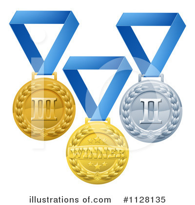 Medals Clipart #1128135 by AtStockIllustration