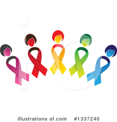 Royalty-Free (RF) Awareness Ribbon Clipart Illustration by ColorMagic - Stock Sample #1337240