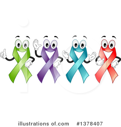 Royalty-Free (RF) Awareness Ribbon Clipart Illustration by BNP Design Studio - Stock Sample #1378407