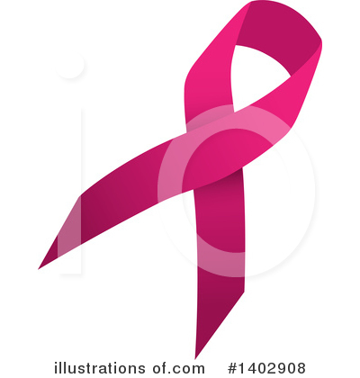 Pink Ribbon Clipart #1402908 by ColorMagic