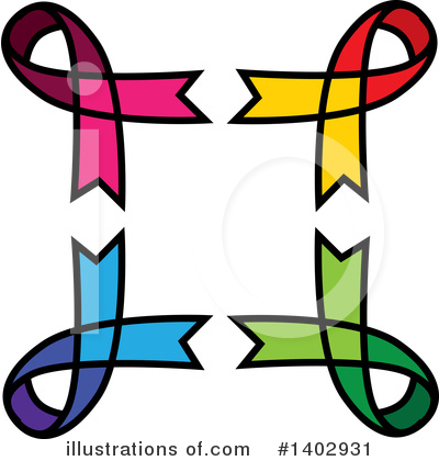 Royalty-Free (RF) Awareness Ribbon Clipart Illustration by ColorMagic - Stock Sample #1402931