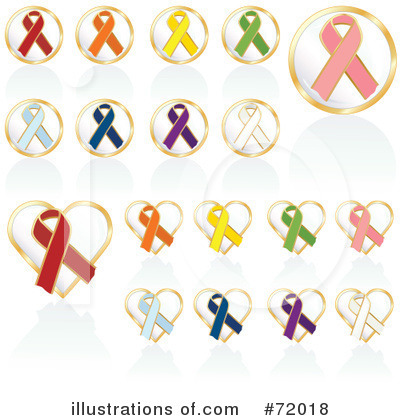 Awareness Ribbons Clipart #72018 by inkgraphics