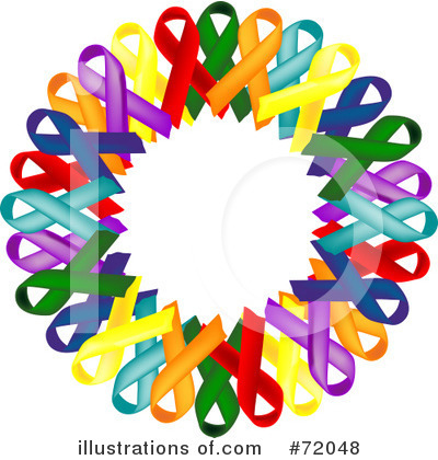 Royalty-Free (RF) Awareness Ribbons Clipart Illustration by inkgraphics - Stock Sample #72048