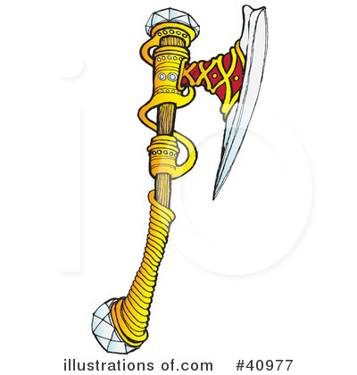 Royalty-Free (RF) Ax Clipart Illustration by Snowy - Stock Sample #40977