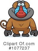 Baboon Clipart #1077237 by Cory Thoman