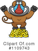 Baboon Clipart #1109743 by Cory Thoman