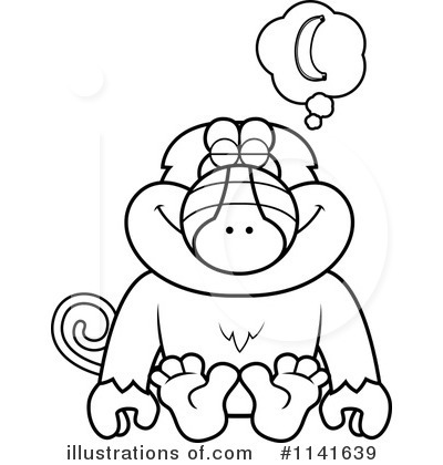 Royalty-Free (RF) Baboon Clipart Illustration by Cory Thoman - Stock Sample #1141639