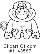 Baboon Clipart #1143587 by Cory Thoman
