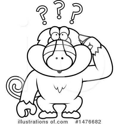 Royalty-Free (RF) Baboon Clipart Illustration by Cory Thoman - Stock Sample #1476682